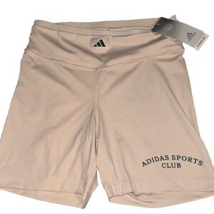 Adidas Women's Beige biker Shorts Medium